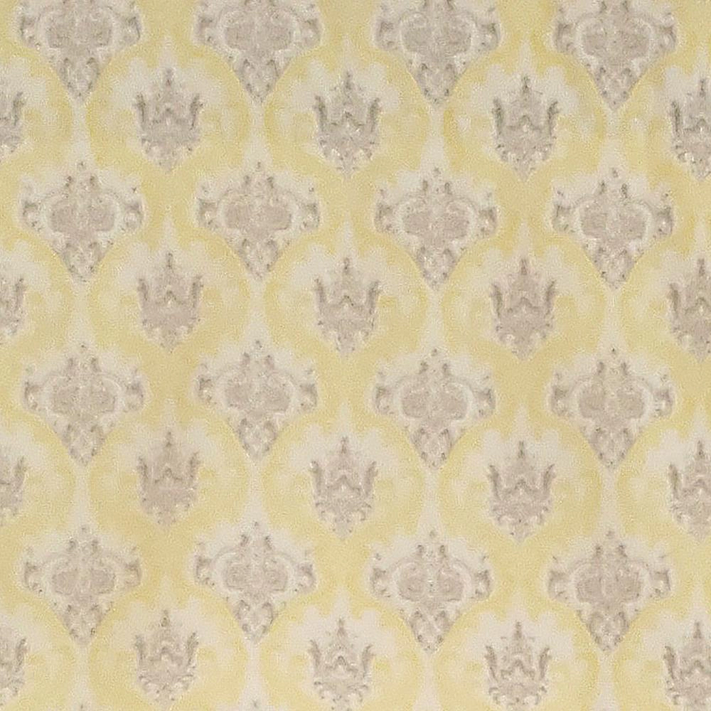 RLF Home Aliki Regal 3" Rod Pocket Lining Luxurious and Elegant Window Treatment Valance 50" x 17" Yellow