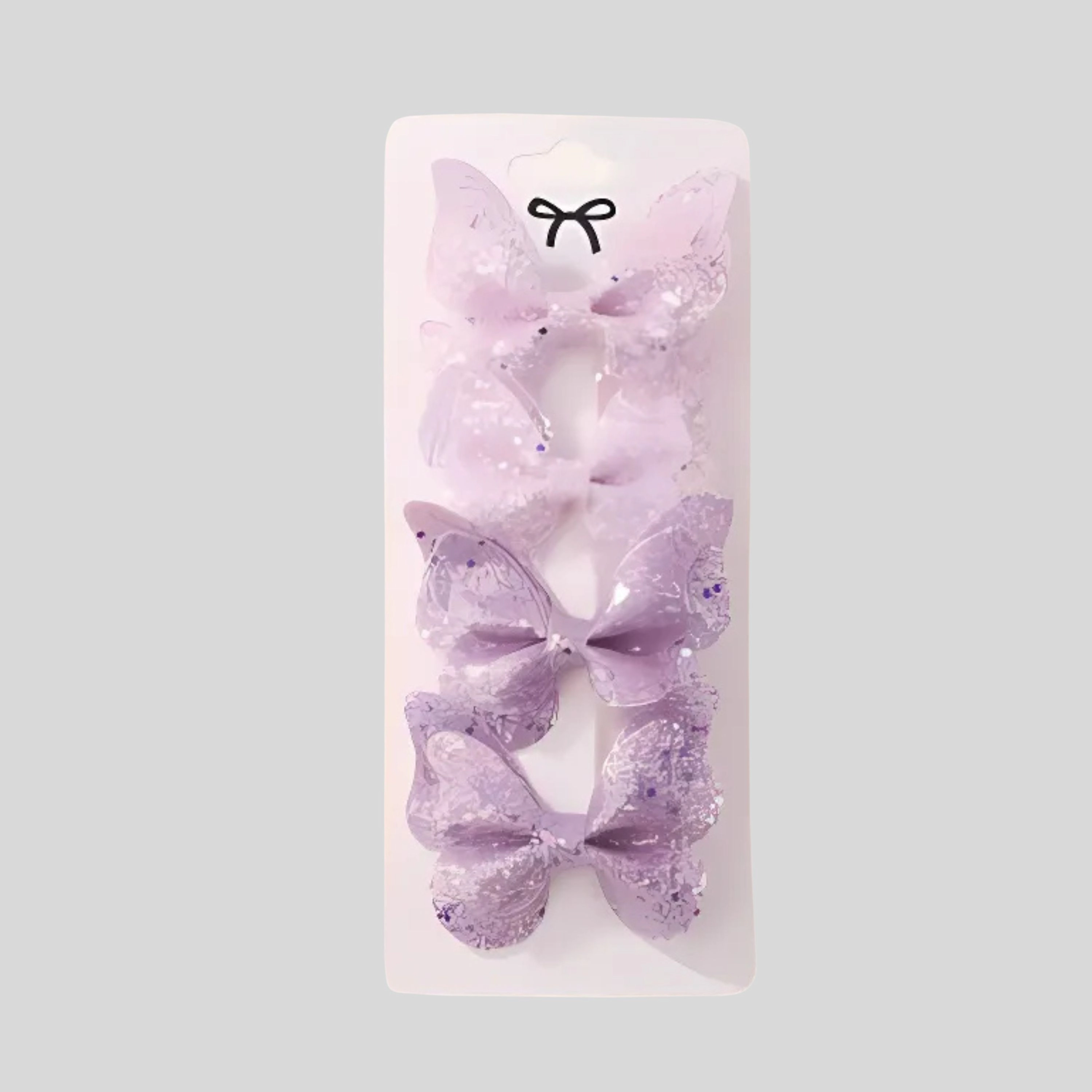 Kitcheniva 4 Pcs Children's Sequin Butterfly Hair Clips