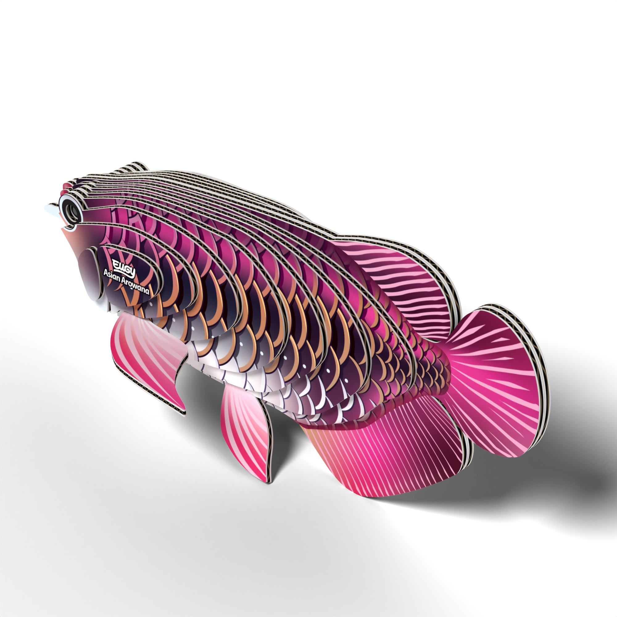 EUGY Asian Arowana 3D Puzzle - contains 24 puzzle pieces