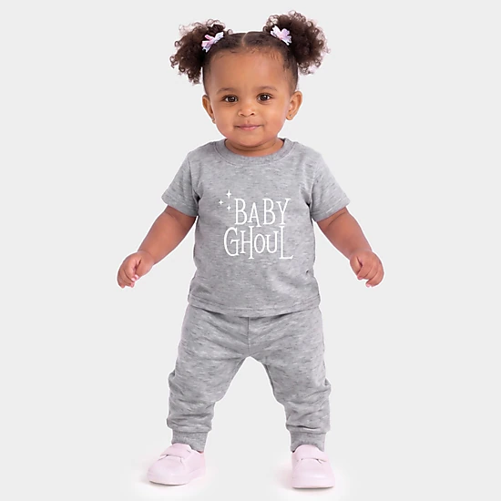 The Juniper Shop - Infant Jogger Pant Crew Set - Baby Ghoul