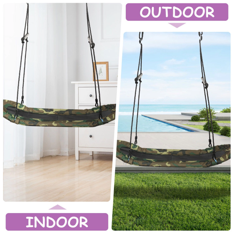 Hivvago Saucer Tree Swing Surf Kids Outdoor Adjustable Set