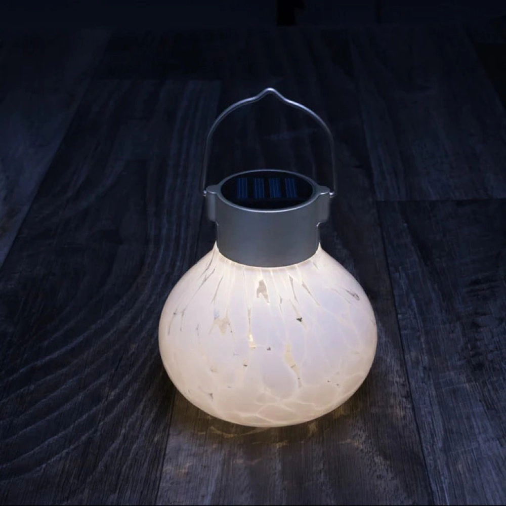 Allsop Home & Garden Solar Tea Lantern Handblown Glass 3 pack
