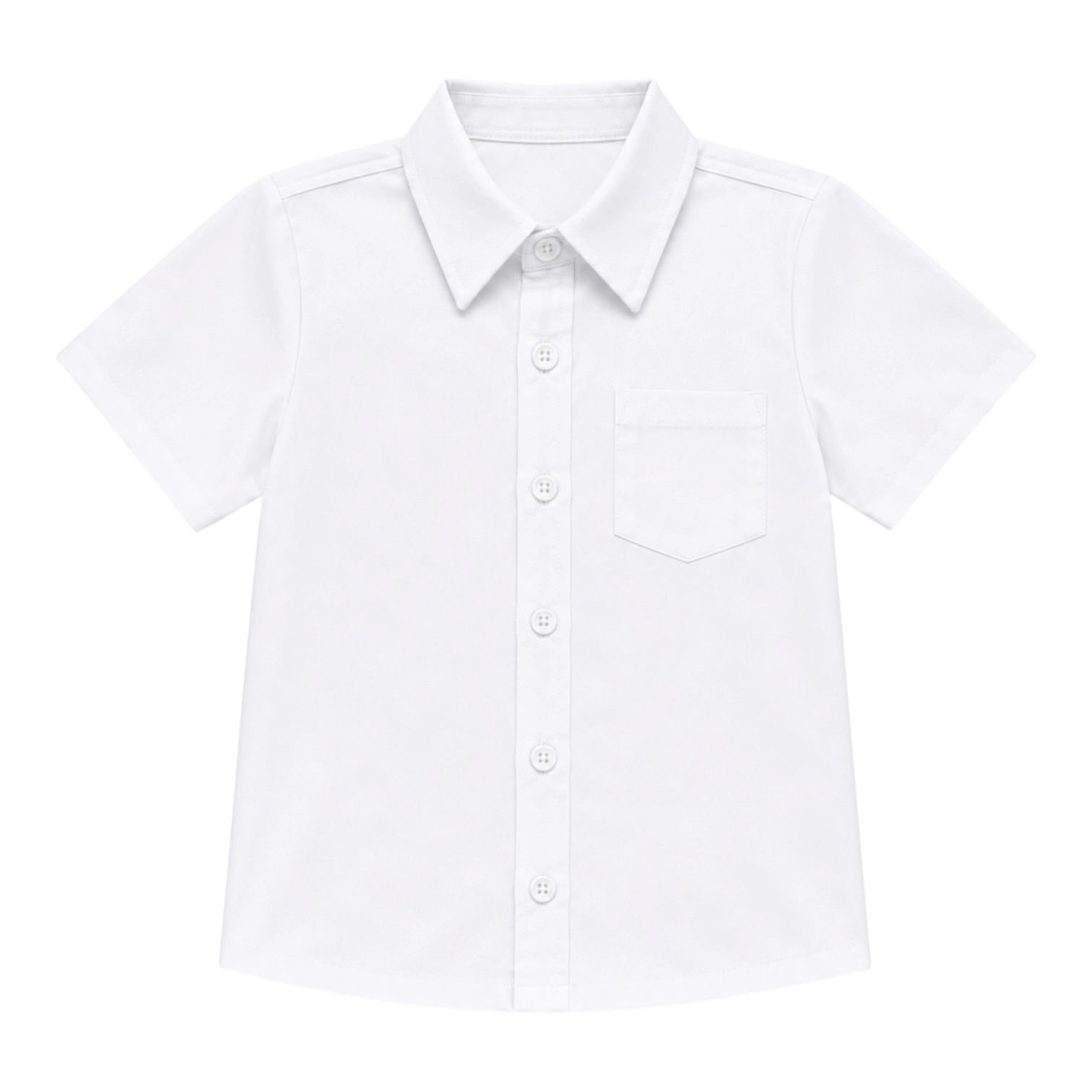 Laurenza's Boys White Uniform Polo Button-Down Shirt