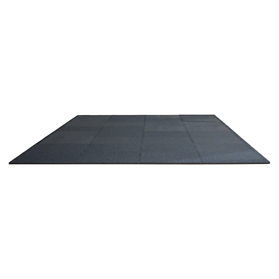 HONGGE 0.56 Inch Thick Rubber Top Gym Floor Mats with EVA Foam
