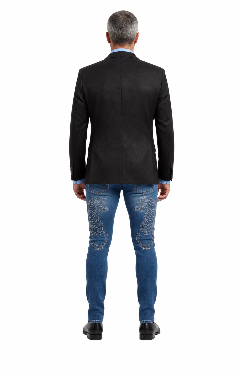 Elie Balleh Men's Slim Fit Solid Blazer Sports Coat Jacket