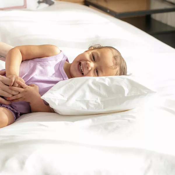 Sperric Cozy Jumbo Toddler Pillow with Pillowcase – 13x18 Inches – Soft, Hypoallergenic, and Supportive for Better Sleep