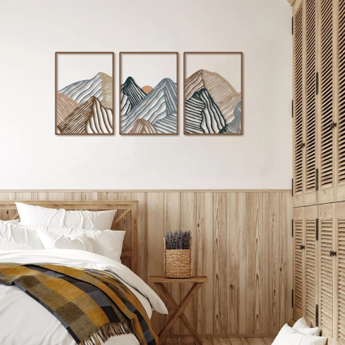 Living Hubss Rustic Nature Minimalist Abstract Wall Art