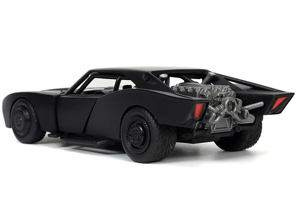 Jada Batmobile Black "The Batman" (2022) Movie "Hollywood Rides" Series 1/32 Diecast Model Car by Jada