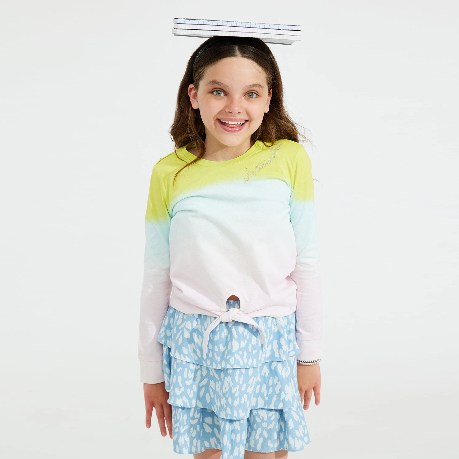 Rockets of Awesome Candy Dipped Tie Tee for Girls