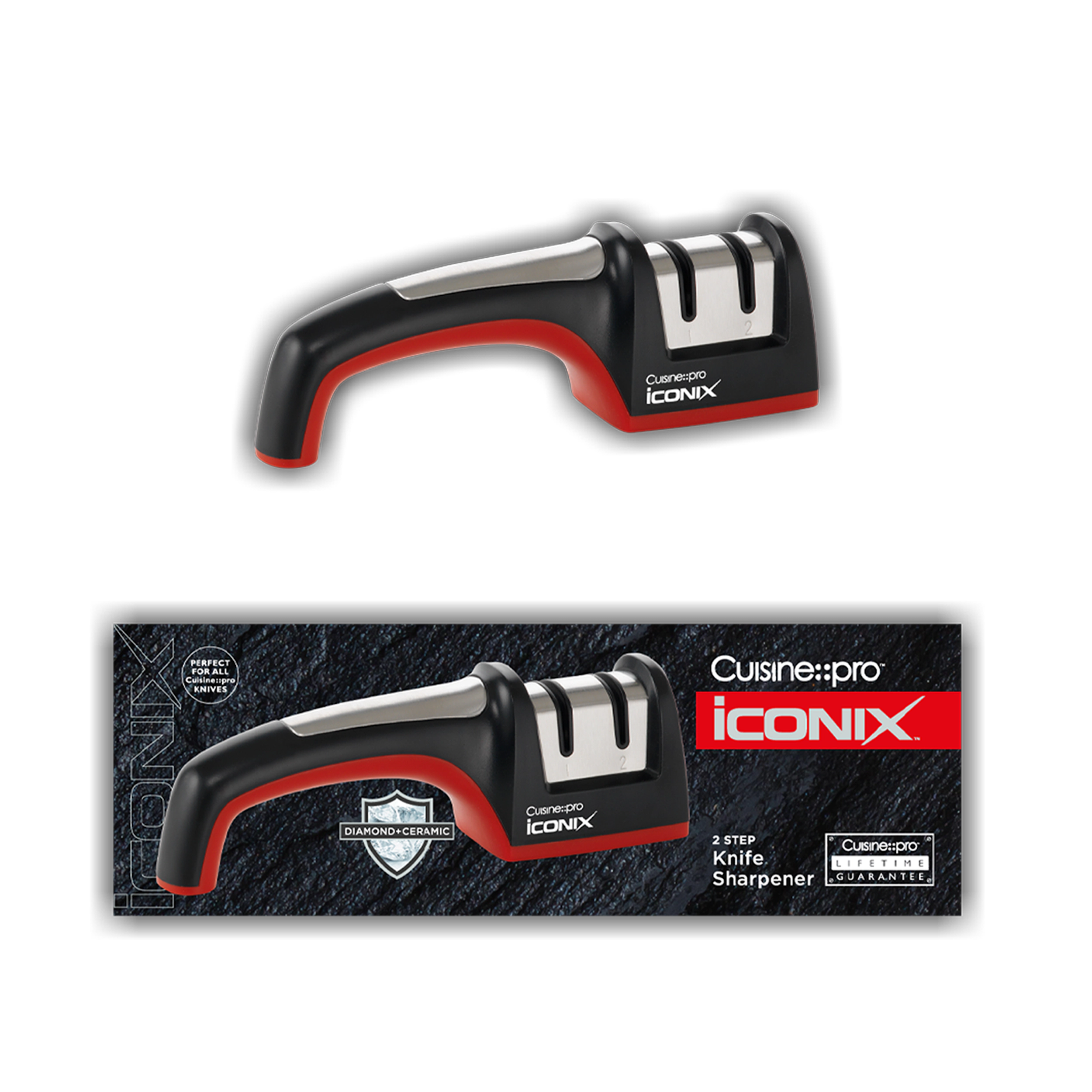 Cuisine::pro® iconiX® Diamond Knife Sharpener