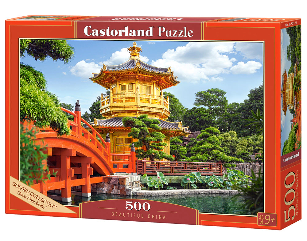 CASTORLAND 500 Piece Jigsaw Puzzles, Beautiful China, Nan Lian Garden in Hong Kong, Adult Puzzle, Castorland B-52172