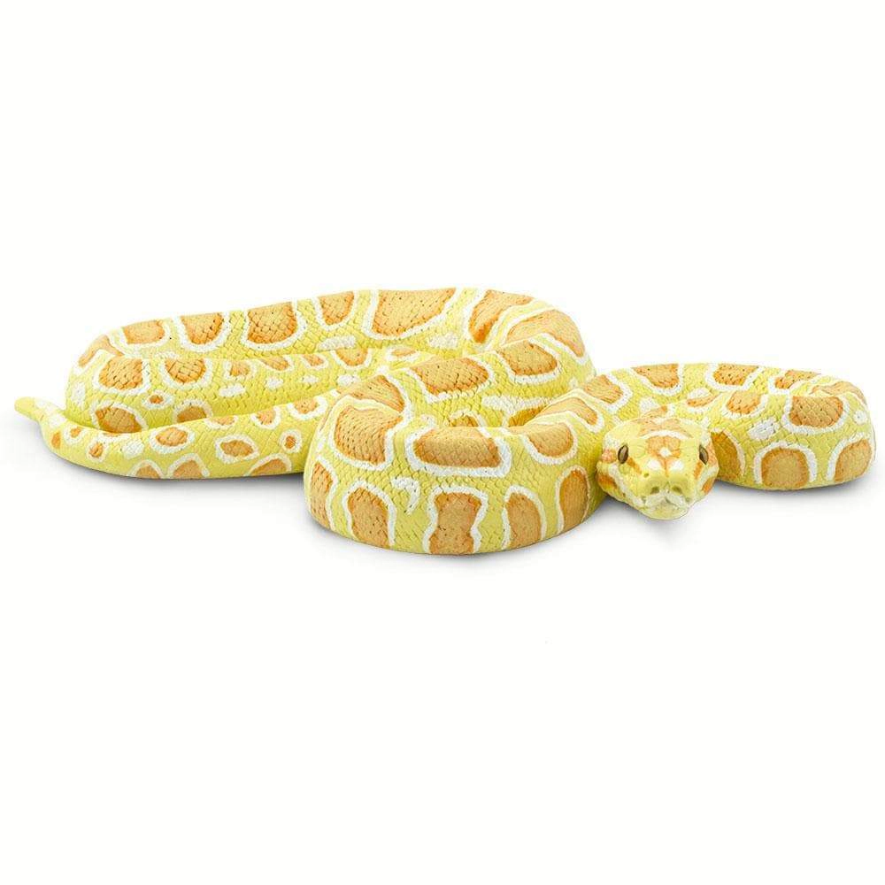 Safari Ltd. - Albino Burmese Python Snake Kids Toy Figure