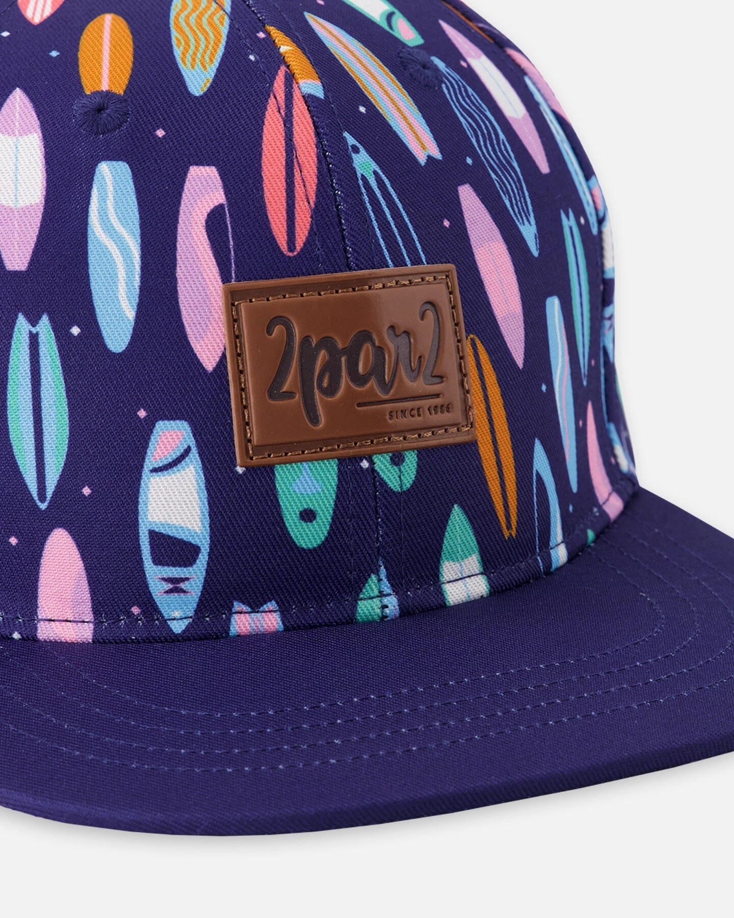 Deux par Boys Cap Surfboard Print