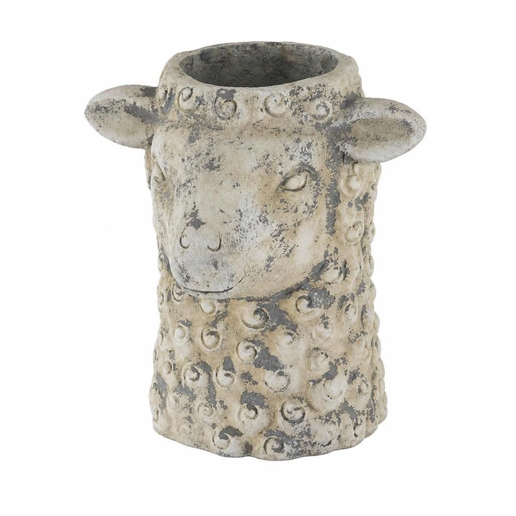 WOW PIONEER Durable Magnesium Oxide Planter Pot for Flowers Herbs Vegetables Patio Balcony Indoor