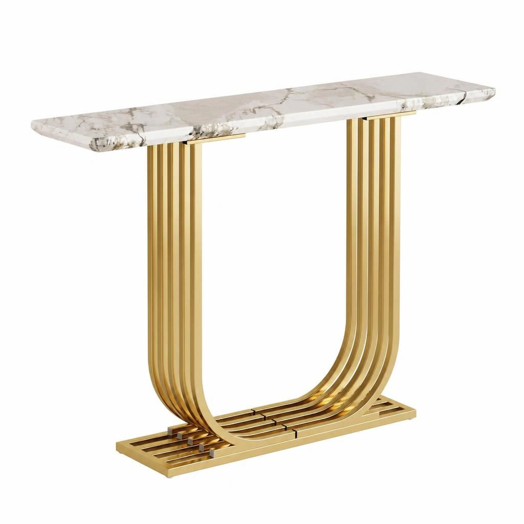 GOODSILO Narrow Long Slim Console Table