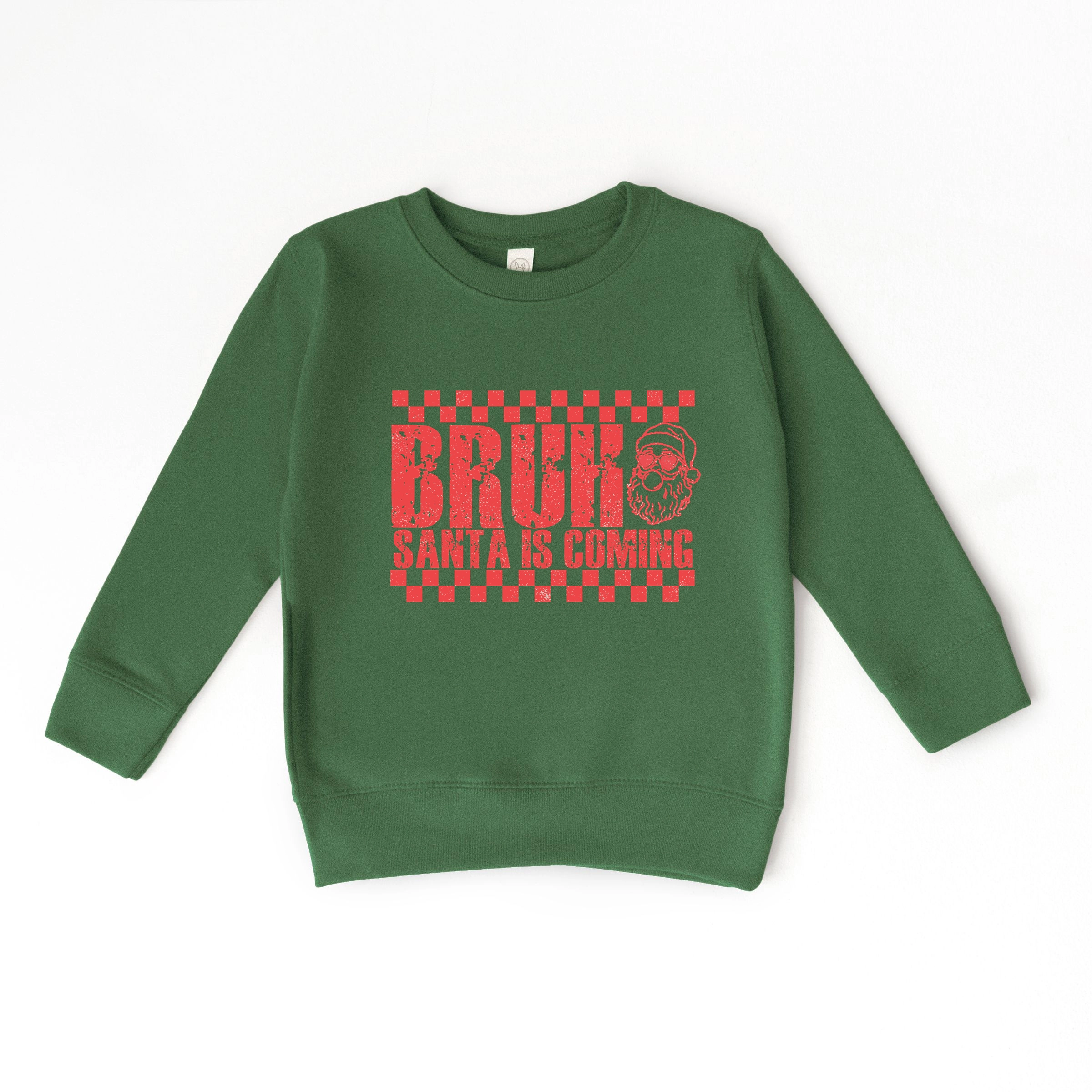 The Juniper Shop - Toddler Graphic Sweatshirt Bruh Santa is Coming