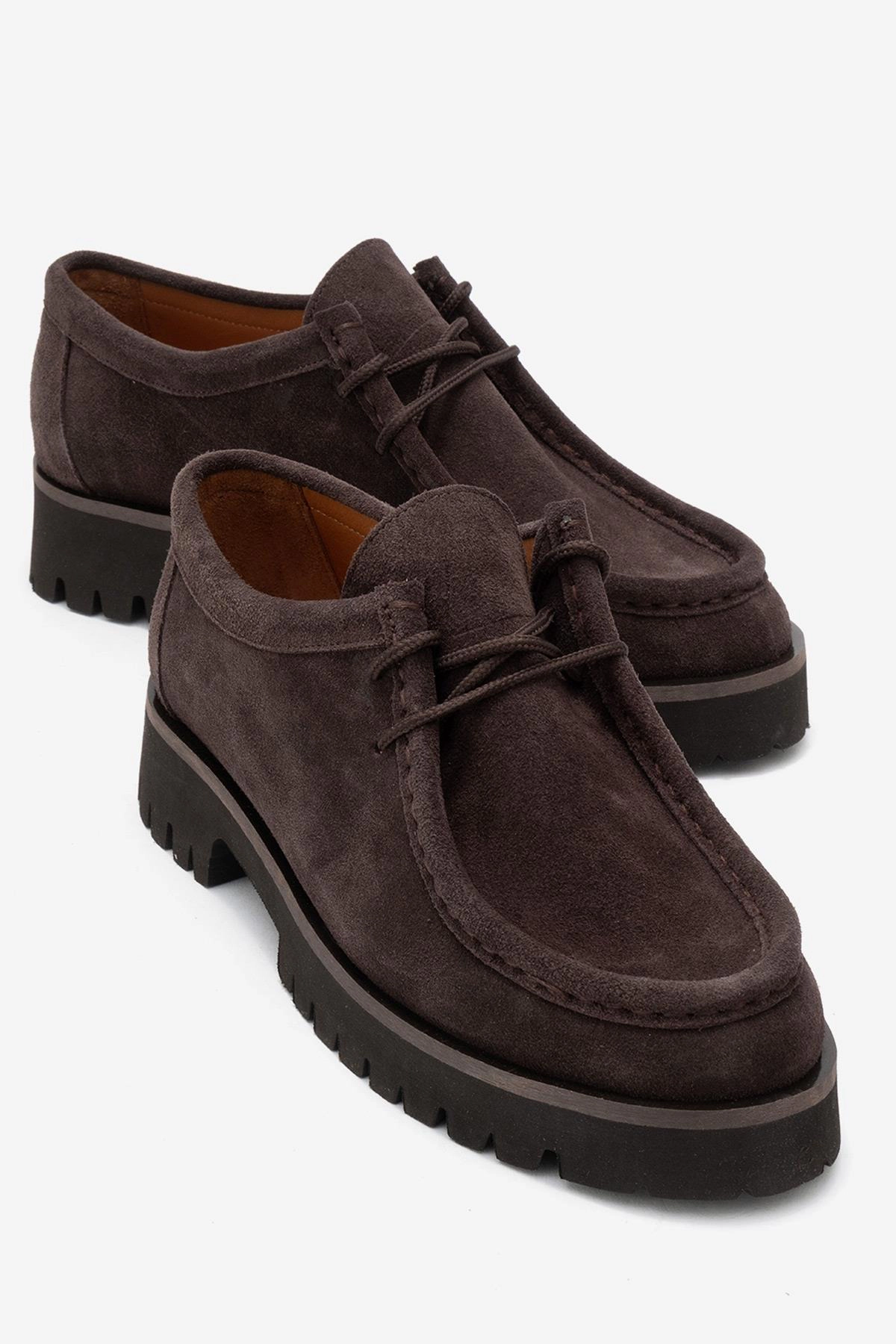 Forever & Always Womens Talia Leather Lace Up Loafer