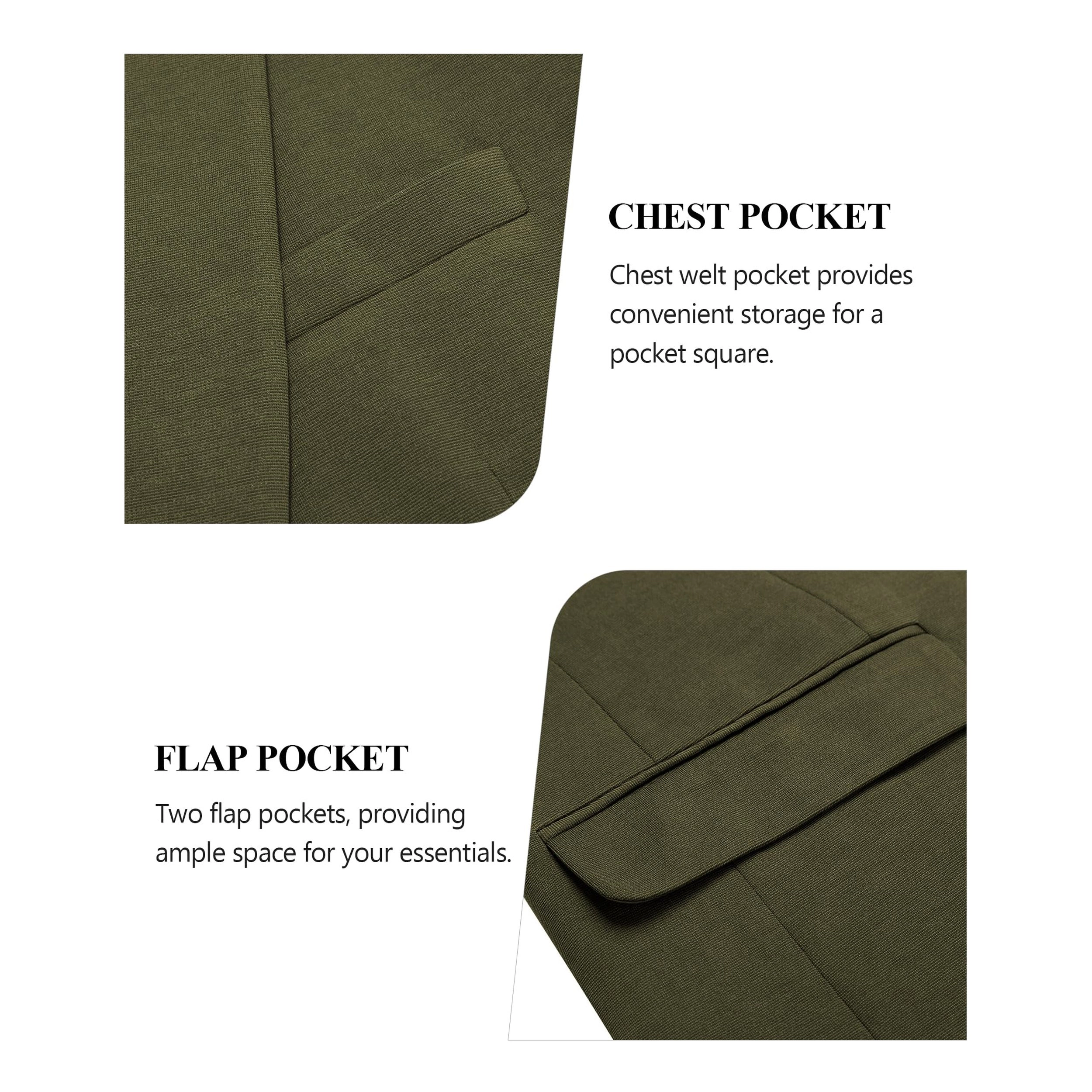 COOFANDY Men's Regular Fit Notch Lapel Casual Blazer Sport Coat Suit Jacket
