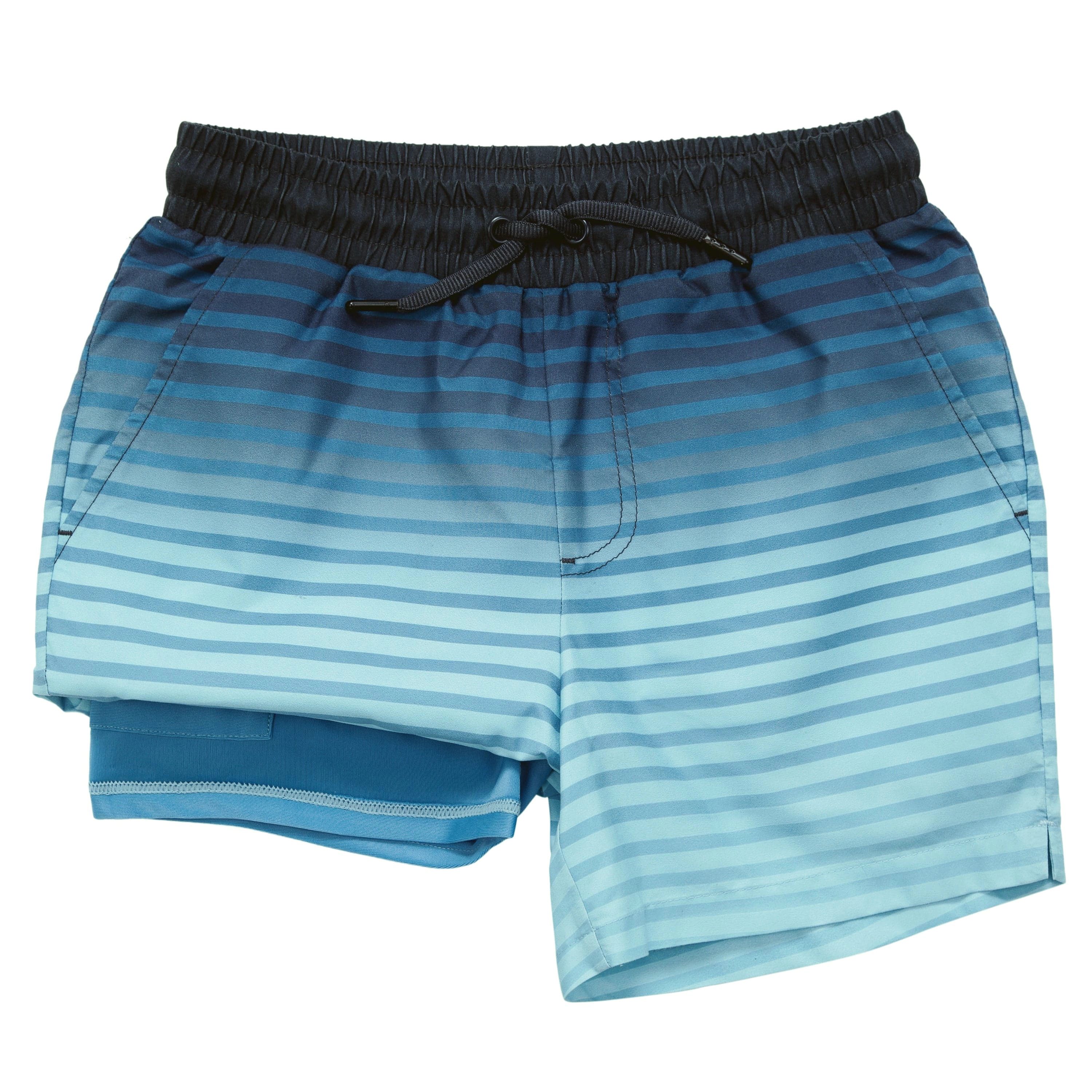 Rokka&Rolla Little & Big Kid Boys Compression Liner Swim Trunks