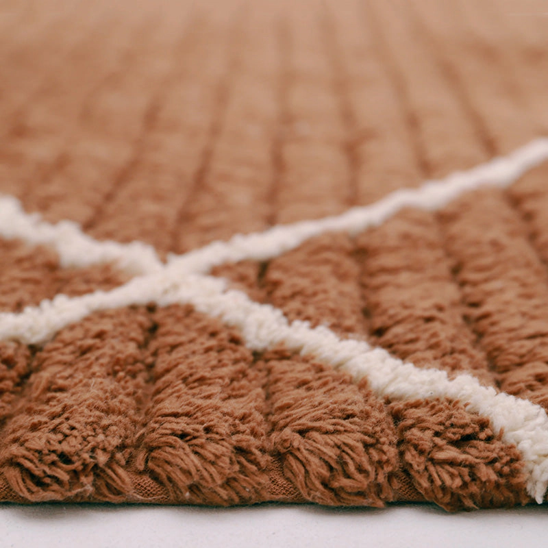 Nattiot Washable Cotton Rug Lässa Toffee M