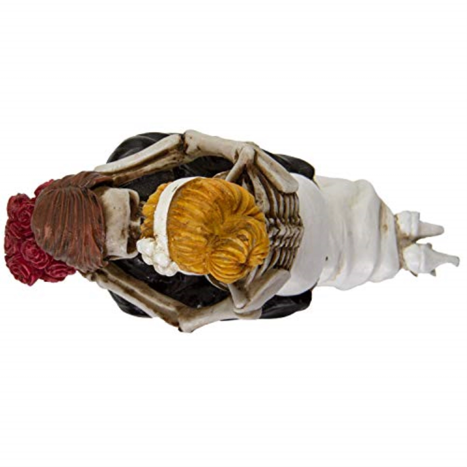 Pacific Giftware Love Never Dies Skeleton Bride and Groom Wedding Couple Resin Figurine 6.25 inch