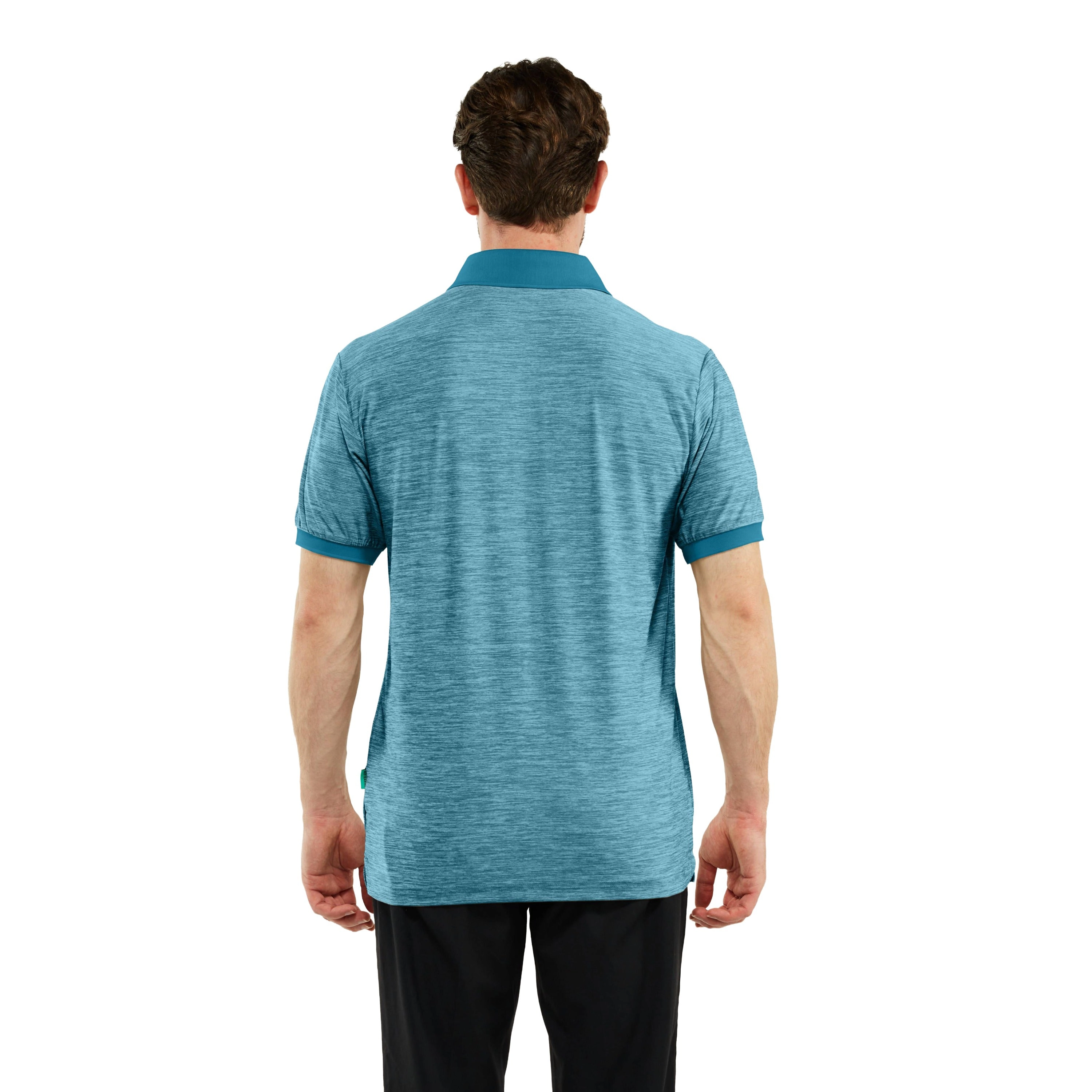Mio Marino Men's Lightweight Performance Stretch Golf Polo Shirt