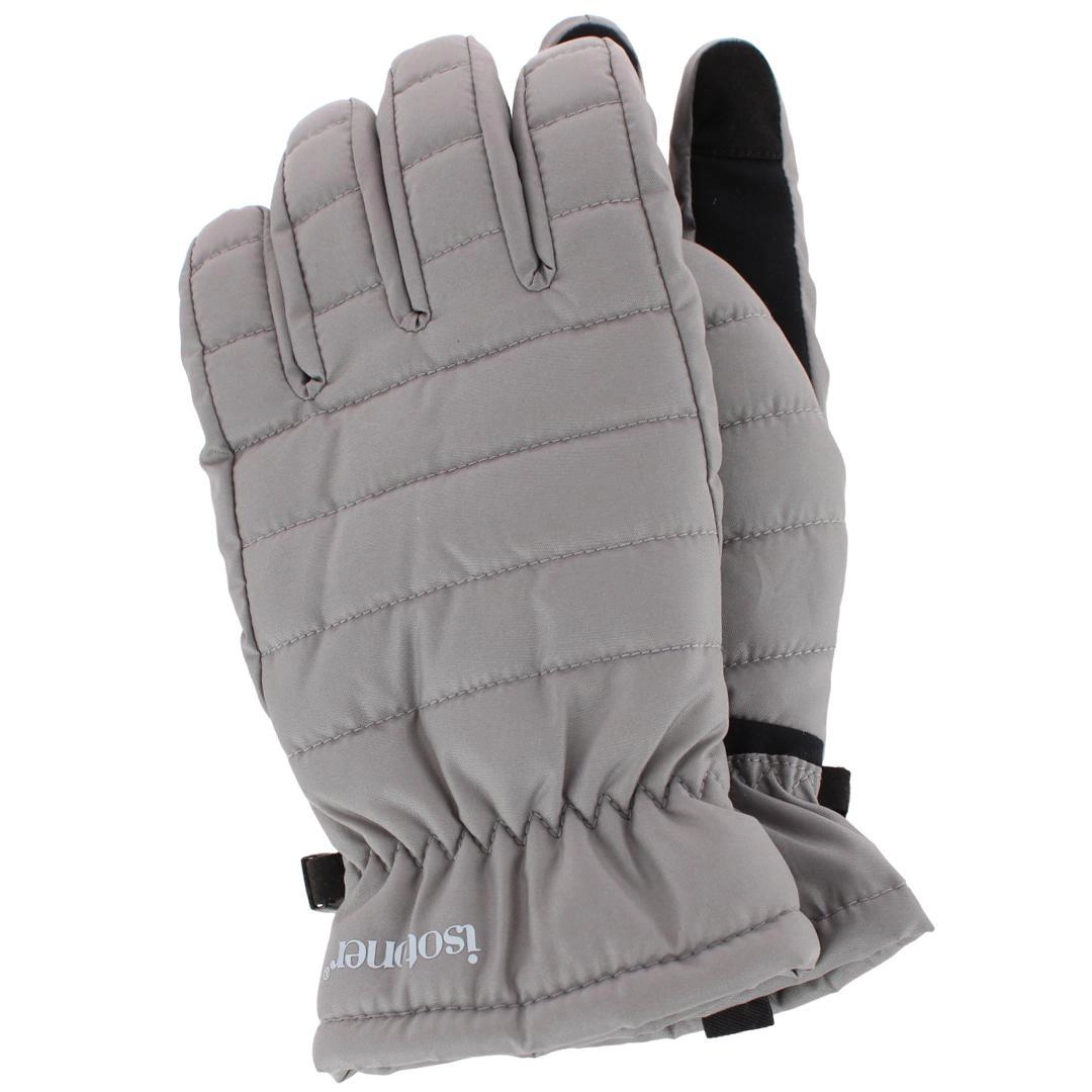 Isotoner Men's Quilted Winter Glove with Gathered Wrist