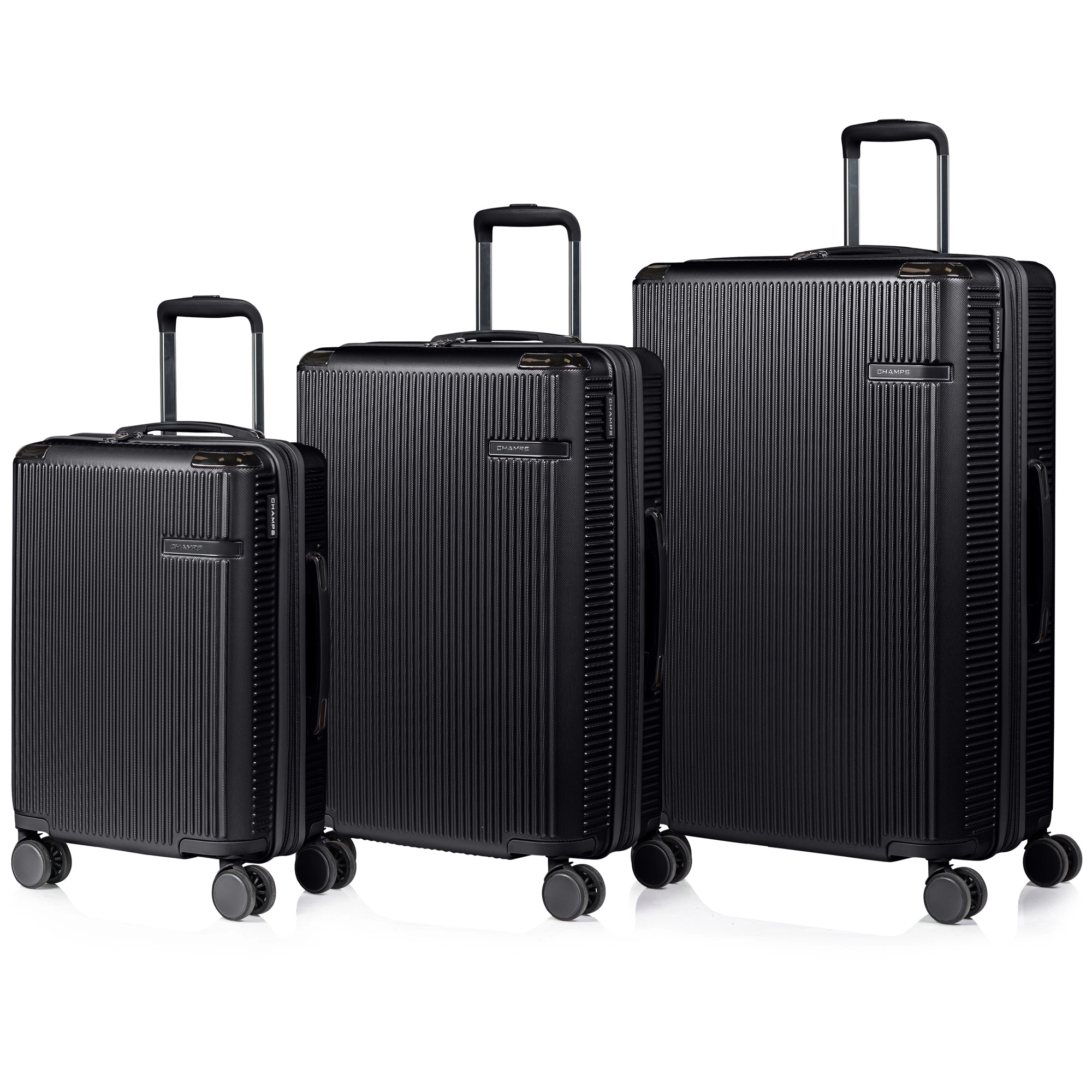 CHAMPS Legacy Collection 3-piece Hardside Luggage Set