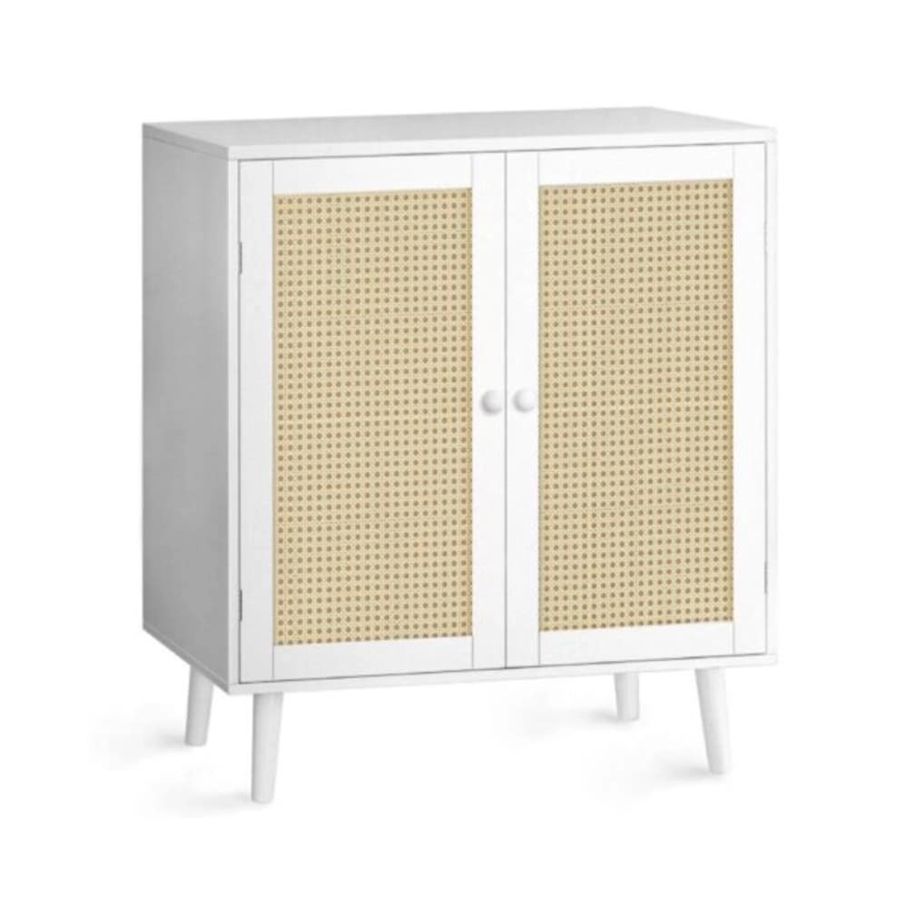 Rocky Peak Living Unisex Console Cabinet With Solid Wood Feet