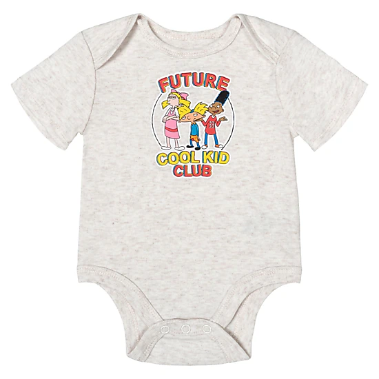 Nickelodeon Baby Boys' 5-Pack Short Sleeve Bodysuits
