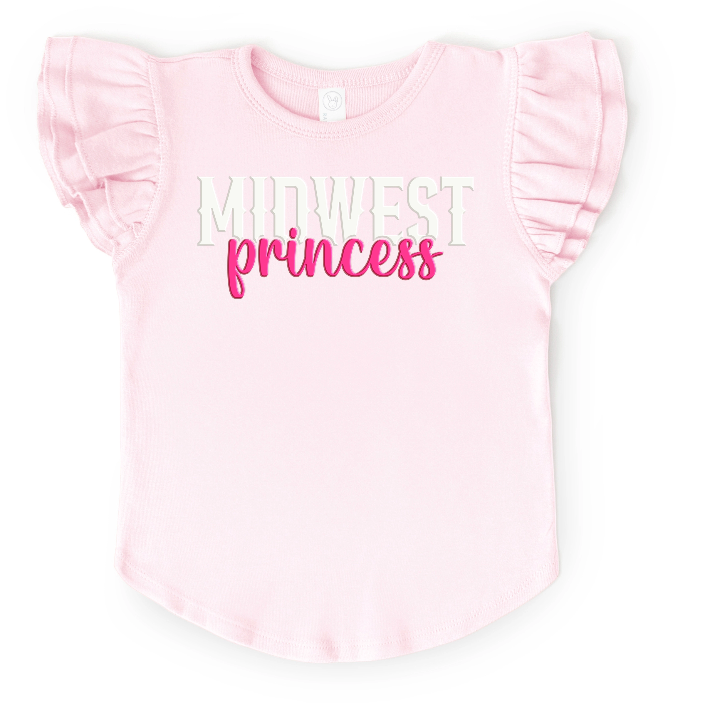The Juniper Shop - Midwest Princess Puff  Flutter Sleeve Graphic T-Shirt