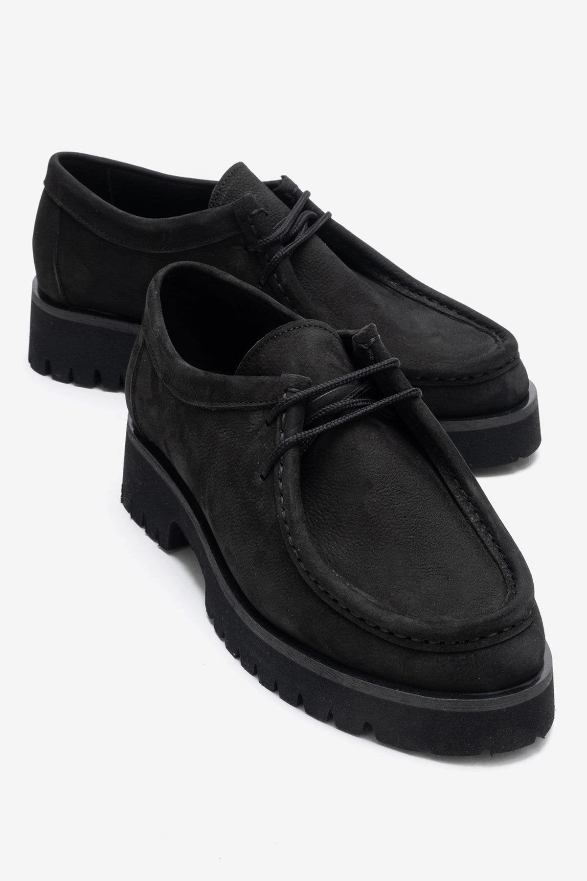Forever & Always Womens Talia Leather Lace Up Loafer