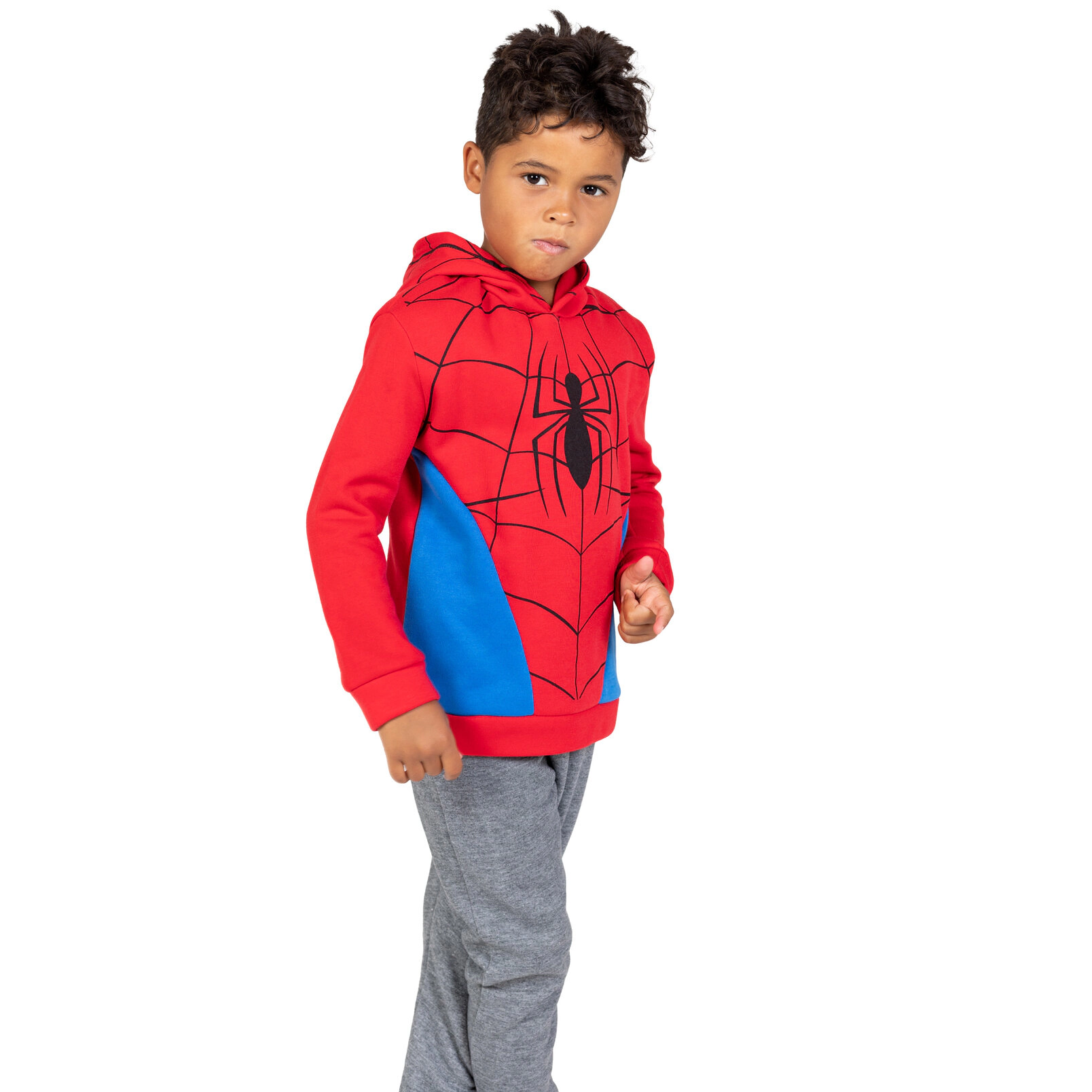 Marvel Spider-Man Boys' Cosplay Fleece Pullover Hoodie