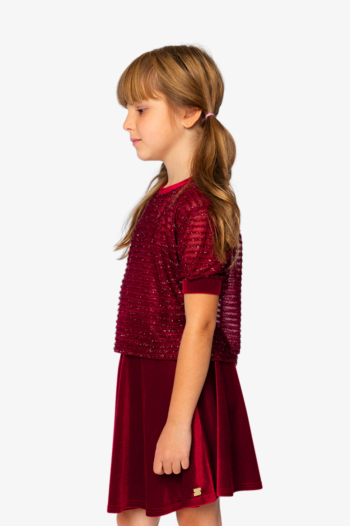 Deux par Girls Fake Layering Top & Cami