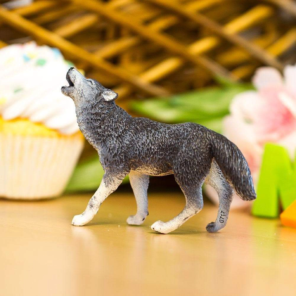 Safari Ltd. - Gray Wolf Kids Toy Figure