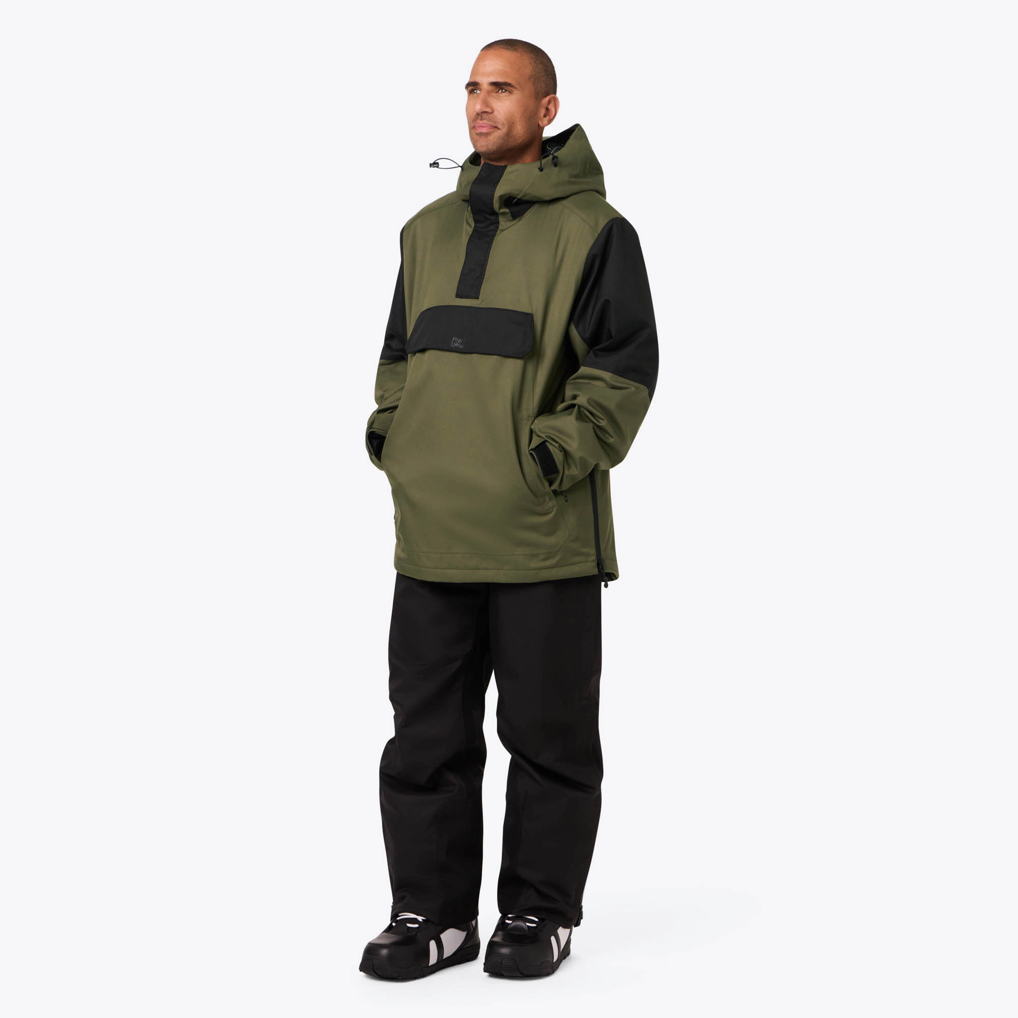 Mobile Warming Men's Heated Denali Anorak 1/4 Zip Hoodie