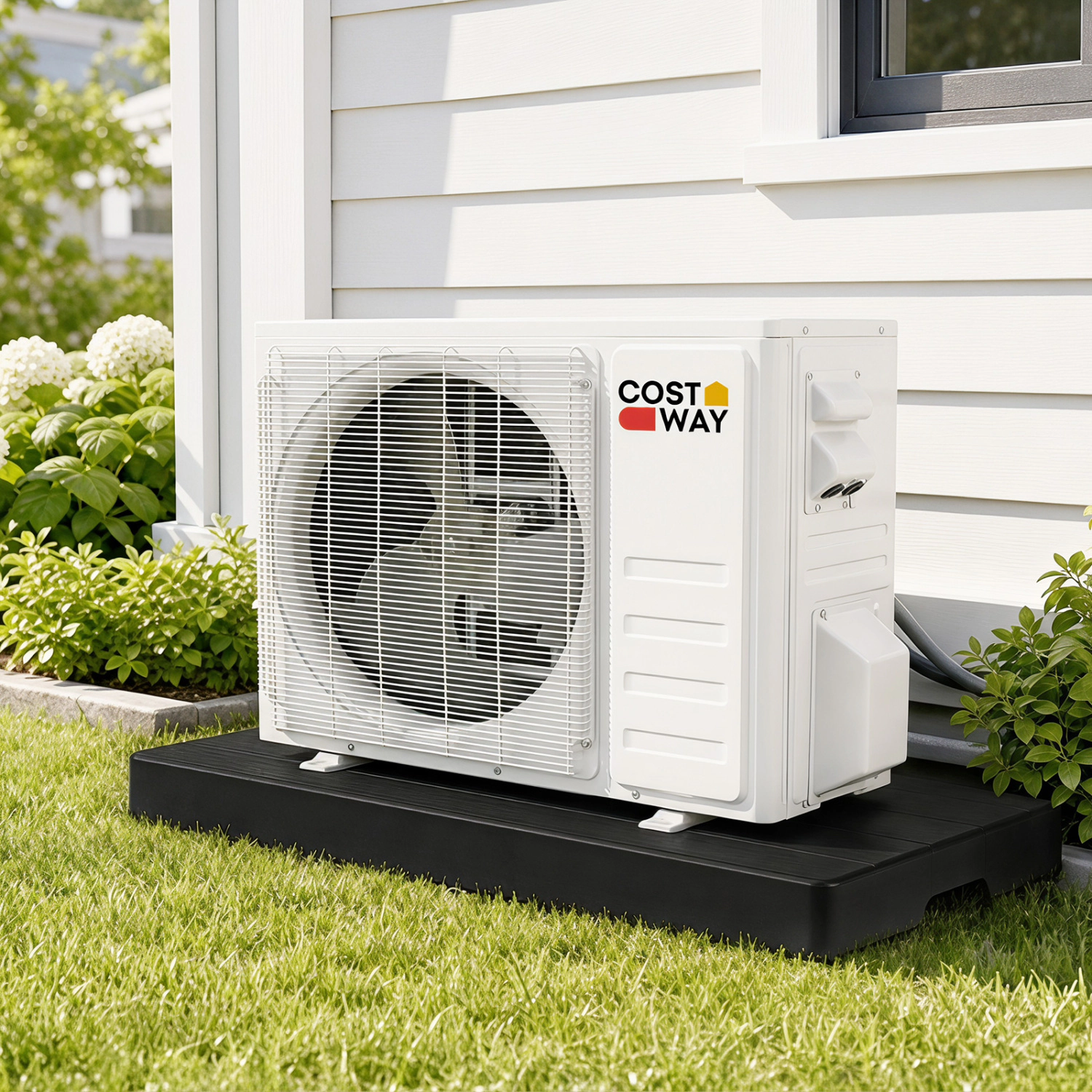 LJG 38" x 18" 3" Mini Split Condenser Pad for Ductless Heat Pump HVAC Systems