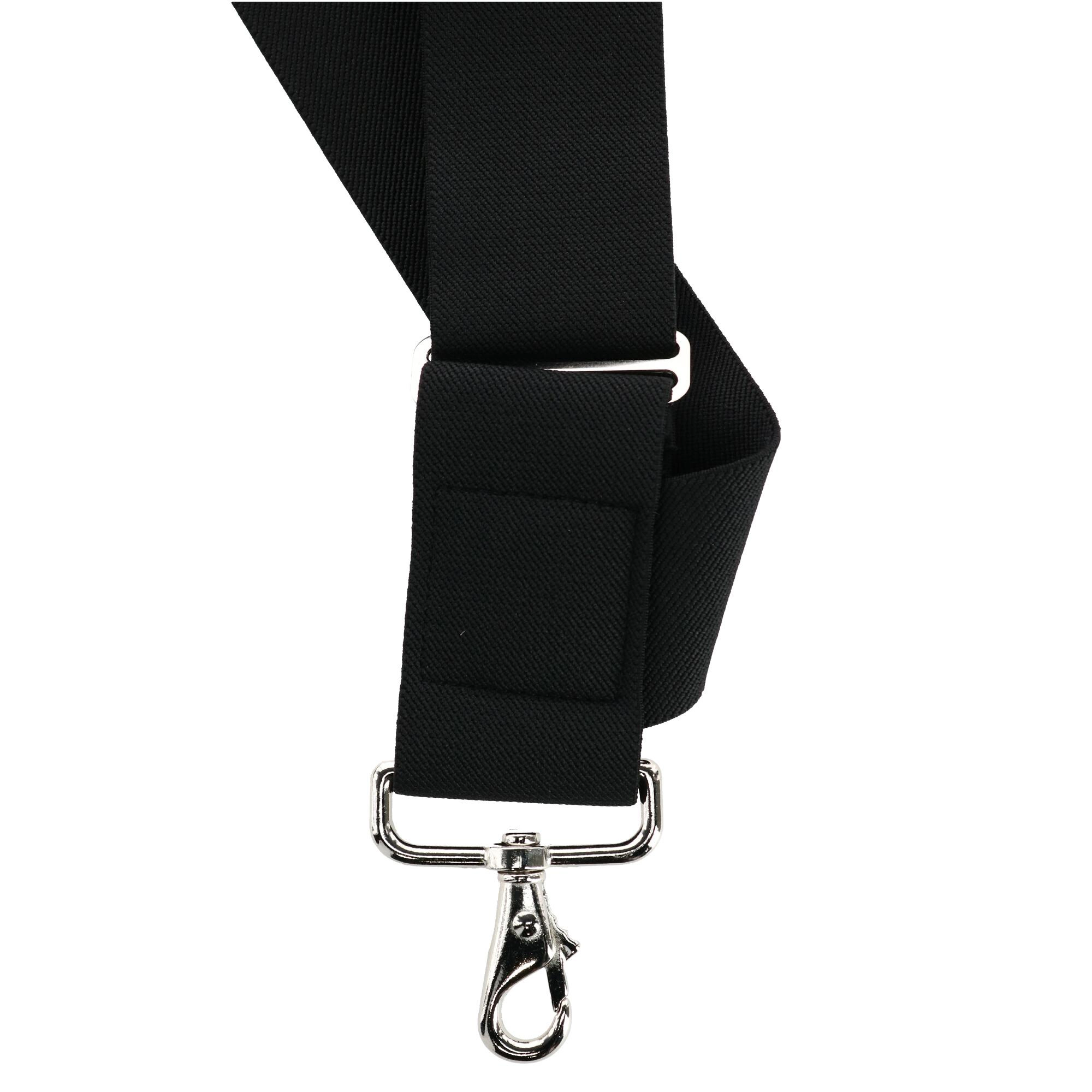CTM Men's Elastic Side Clip Metal Swivel Hook Trucker Suspenders