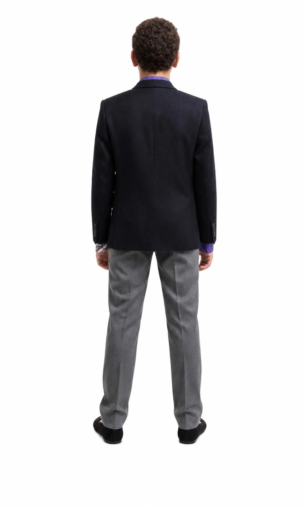 Elie Balleh Boys Slim Fit Digital Rain Jacket