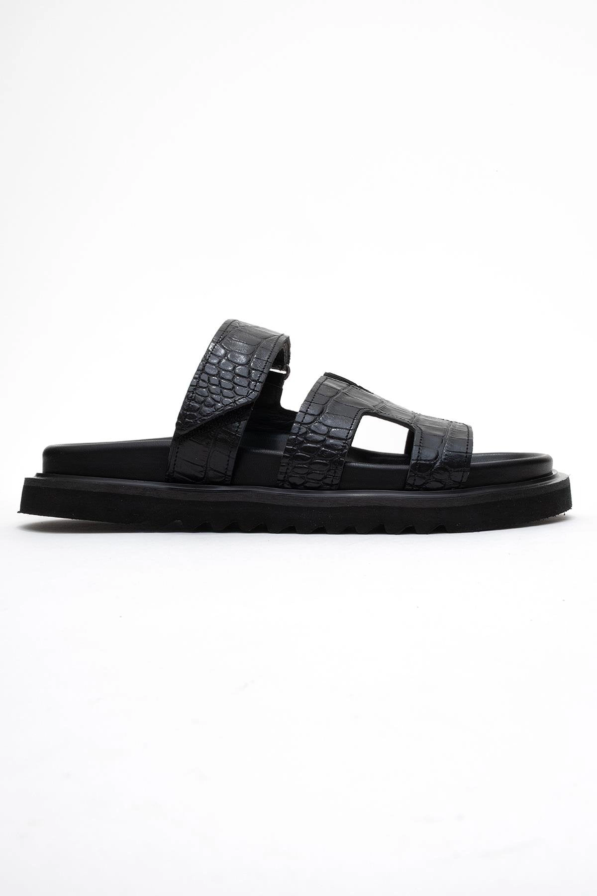 Forever & Always Womens Loana Leather Slide Sandals
