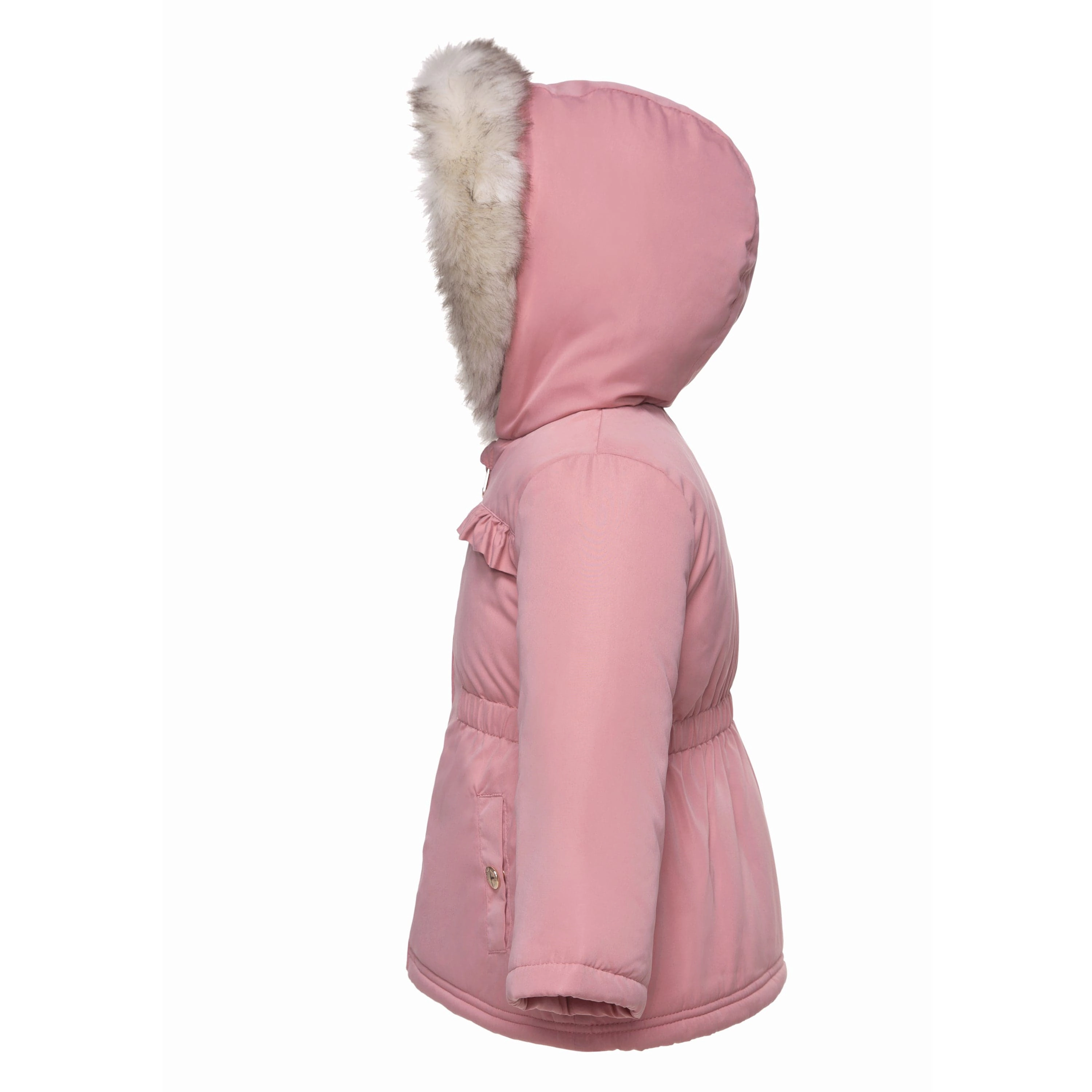 Rokka&Rolla Baby Girls Sherpa-Lined Puffer Jacket