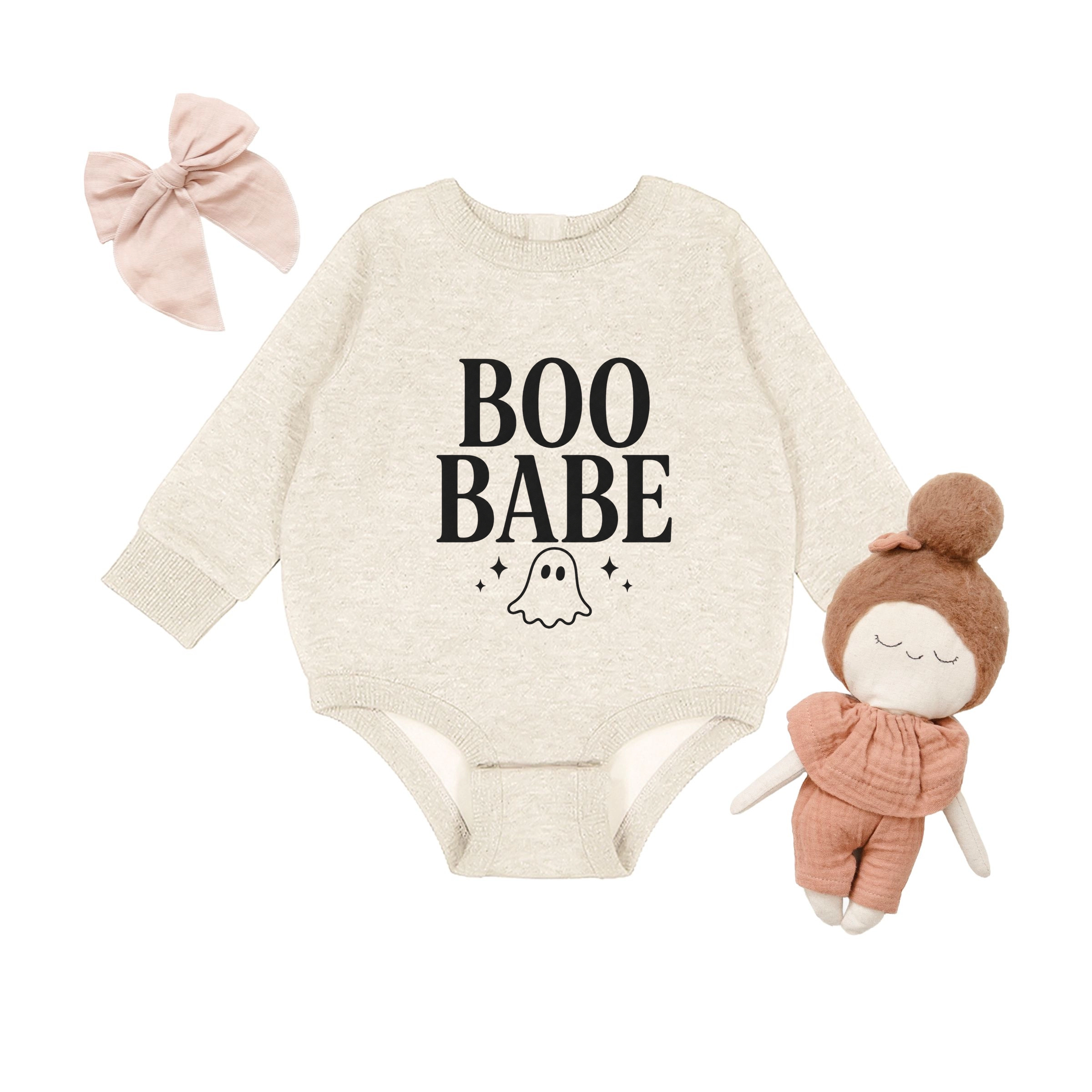The Juniper Shop - Infant Fleece BodySuit Boo Babe Ghost