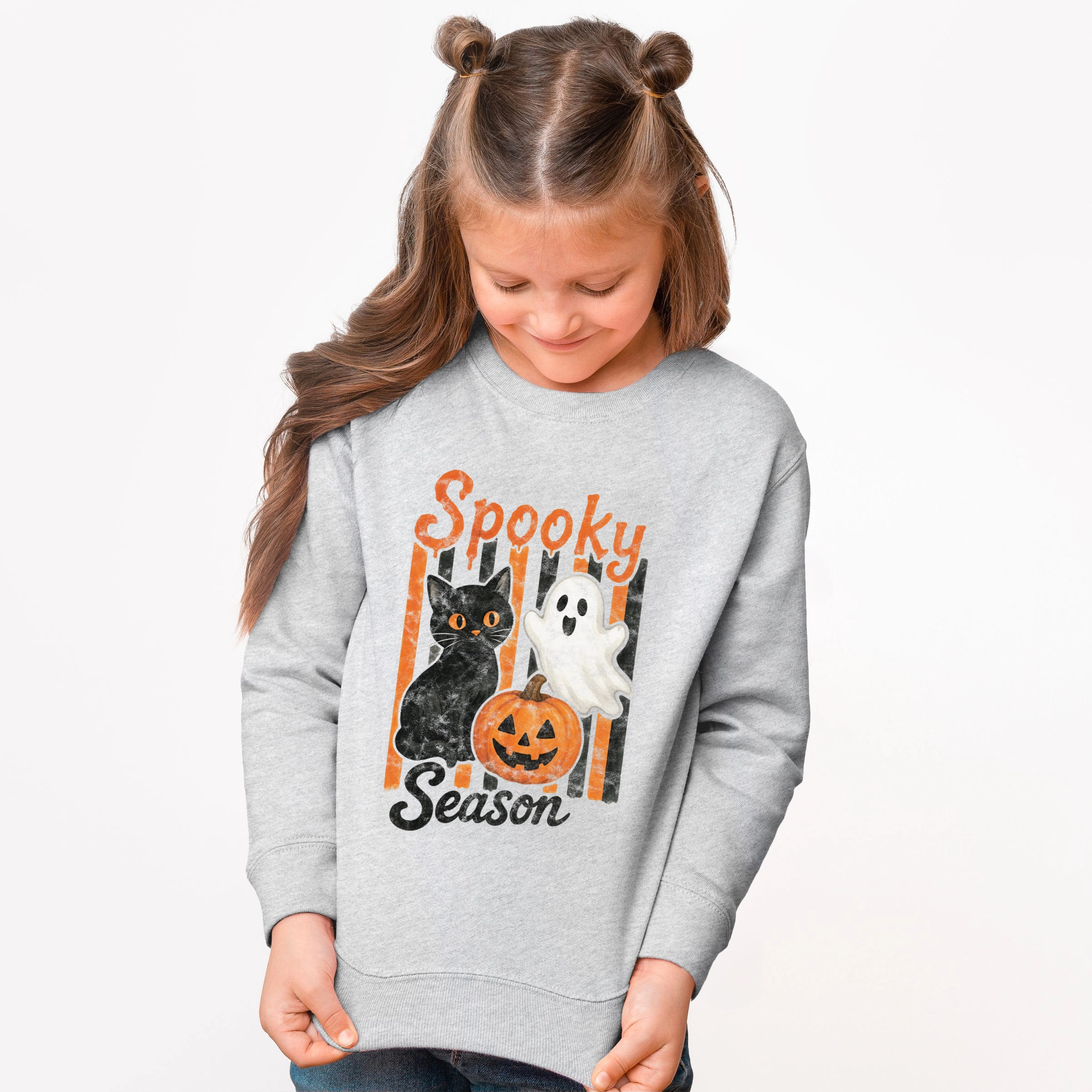 The Juniper Shop - Youth Graphic Sweatshirt Spooky Season Characters