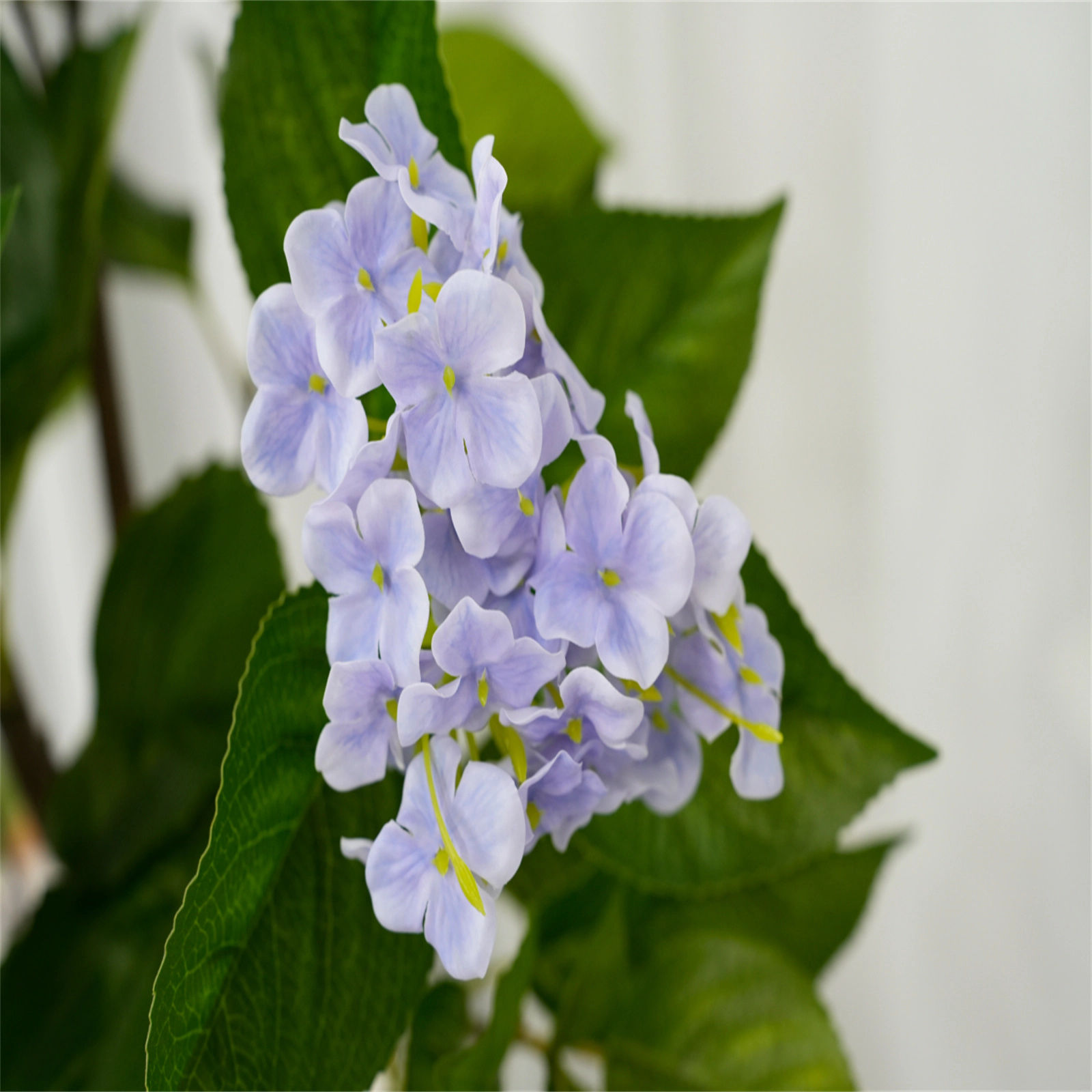 Artificial Hydrangea Tree, 4ft Tall Hydrangea Flower Tree Fake Potted Plant Artificial Flower Tree for Home Living Room
