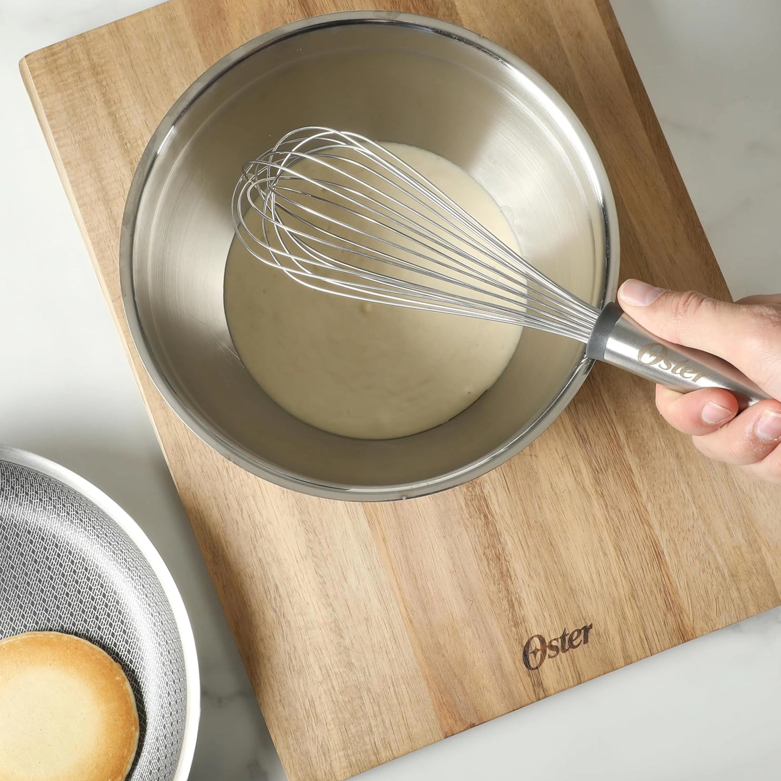 Oster Chadswyck 12.4 Inch Stainless Steel Whisk in Silver
