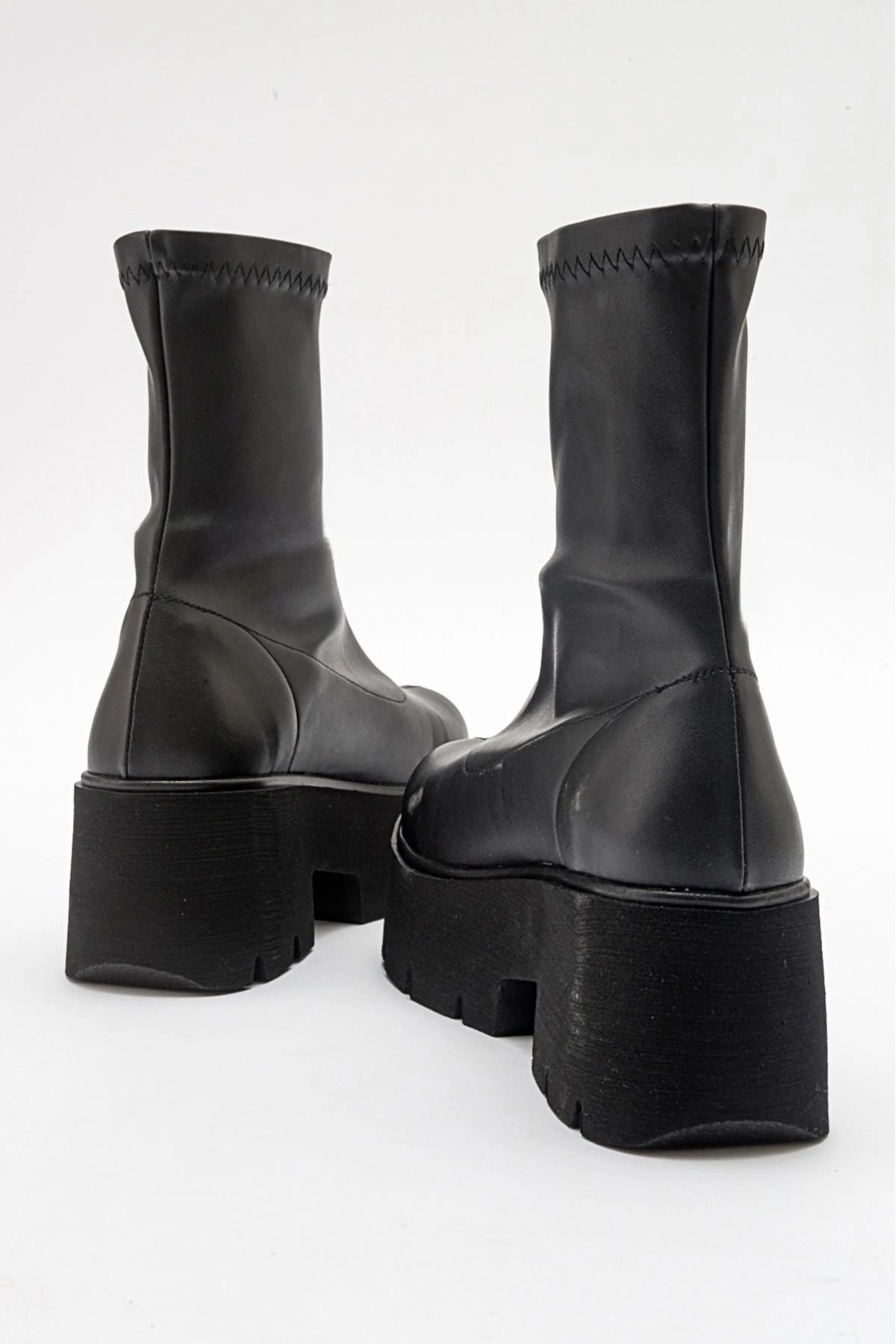 Prologue Shoes Womens Ovil Platform Zip Boot