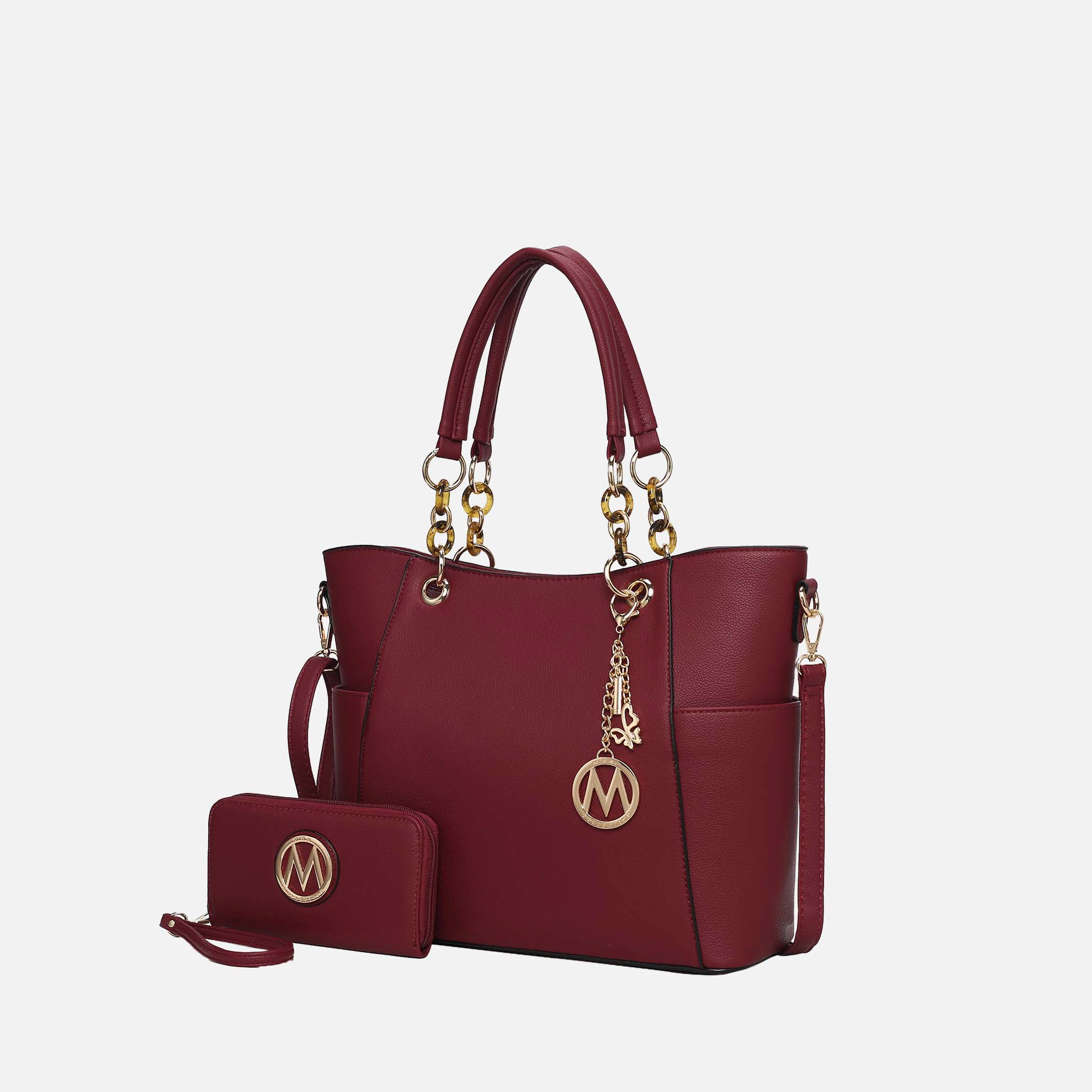 MKF Collection by Mia K Bonita Tote Bag with Matching Wristlet Wallet