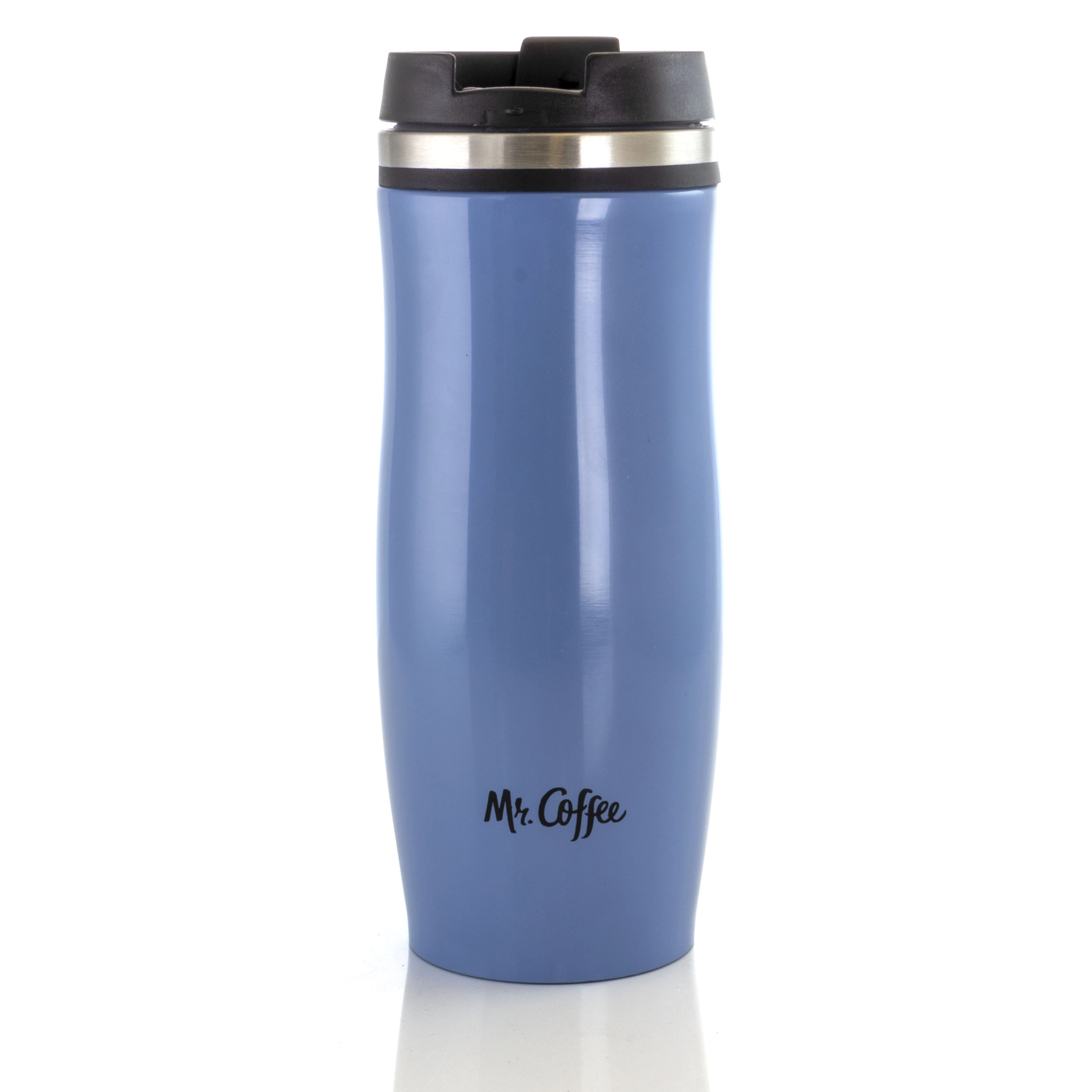 Mr. Coffee 12.5 Ounce Stainless Steel Insulated Thermal Travel Mug Set of 3