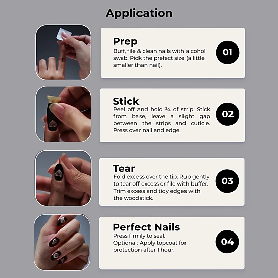 XPNail Women's Nail Polish Strips Poof 16ct