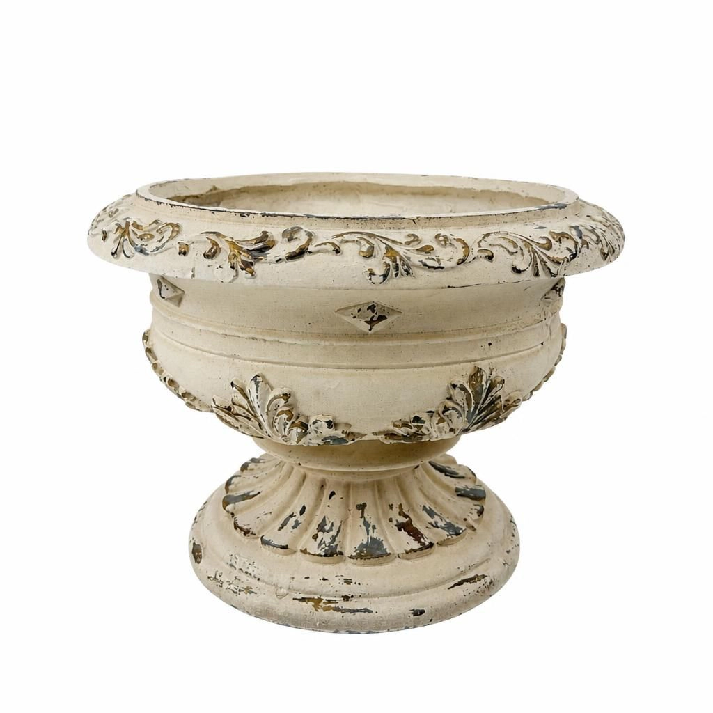 WOW PIONEER Large Round Magnesium Oxide Planter